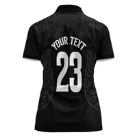 New Zealand Basketball Ta Moko Tribal Custom Women Polo Shirt LT03 - Polynesian Pride