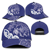 New Zealand Sea Animals with Maori Tribal Tattoo Classic Cap Blue Color