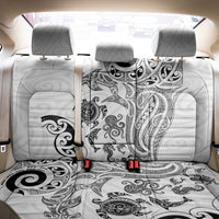 New Zealand Sea Animals with Maori Tribal Tattoo Back Car Seat Cover White Color LT03 - Polynesian Pride