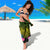 Hawaii Kanaka Maoli Sarong Double Shark and Hibiscus Flowers
