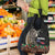Samoa Siapo Polynesian Art Grocery Bag Tropical Flowers and Tatau Pattern Brown