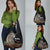 Samoa Siapo Polynesian Art Grocery Bag Tropical Flowers and Tatau Pattern Brown