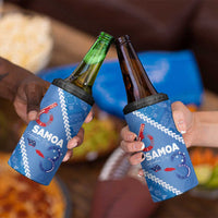 Samoa Independence Day 4 in 1 Can Cooler Tumbler Anniversary 63th-Siapo Art