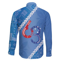 Samoa Independence Day Family Matching Off Shoulder Maxi Dress and Hawaiian Shirt Anniversary 63th-Siapo Art