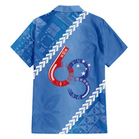 Samoa Independence Day Family Matching Off Shoulder Short Dress and Hawaiian Shirt Anniversary 63th-Siapo Art