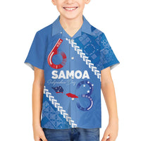 Samoa Independence Day Family Matching Puletasi and Hawaiian Shirt Anniversary 63th-Siapo Art