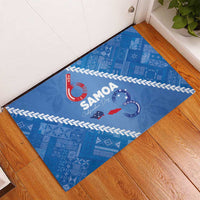 Samoa Independence Day Rubber Doormat Anniversary 63th-Siapo Art