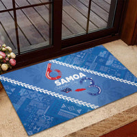 Samoa Independence Day Rubber Doormat Anniversary 63th-Siapo Art