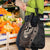 Fiji Traditional Masi Grocery Bag Tapa Art Palm Leaves Pattern