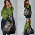 Fiji Traditional Masi Grocery Bag Tapa Art Palm Leaves Pattern