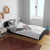Rugby Fiji Bedding Set Fijian Masi Tribal Sporty Style White Color - Polynesian Pride