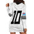 Custom Rugby Fiji Hoodie Dress Fijian Masi Tribal Sporty Style White Color - Polynesian Pride