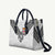 Rugby Fiji Leather Bag Fijian Masi Tribal Sporty Style White Color - Polynesian Pride