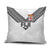 Rugby Fiji Pillow Cover Fijian Masi Tribal Sporty Style White Color - Polynesian Pride