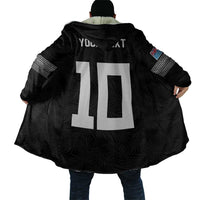 Custom Rugby Fiji Cloak Fijian Masi Tribal Sporty Style Black Color - Polynesian Pride