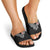 Rugby Fiji Slide Sandals Fijian Masi Tribal Sporty Style Black Color - Polynesian Pride