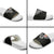 Rugby Fiji Slide Sandals Fijian Masi Tribal Sporty Style Black Color - Polynesian Pride