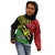 Papua New Guinea Southern Highlands Province Kid Hoodie PNG Birds Of Paradise Polynesian Arty Style LT03 - Polynesian Pride