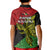 Papua New Guinea Southern Highlands Province Kid Polo Shirt PNG Birds Of Paradise Polynesian Arty Style LT03 - Polynesian Pride