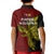 Papua New Guinea Western Province Kid Polo Shirt PNG Birds Of Paradise Polynesian Arty Style LT03 - Polynesian Pride