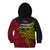 Papua New Guinea Sandaun Province Kid Hoodie PNG Birds Of Paradise Polynesian Arty Style LT03 - Polynesian Pride