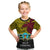 Papua New Guinea Hela Province Kid T Shirt PNG Birds Of Paradise Polynesian Arty Style LT03 Yellow - Polynesian Pride
