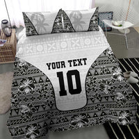 Custom Fiji Pacific Rugby 2024 Bedding Set Tapa Tribal and Fijian Masi Pattern LT03 - Polynesian Pride