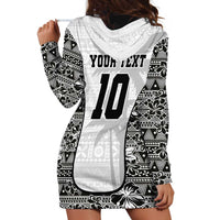Custom Fiji Pacific Rugby 2024 Hoodie Dress Tapa Tribal and Fijian Masi Pattern LT03 - Polynesian Pride