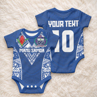 Custom Samoa Pacific Rugby 2024 Baby Onesie Polynesian Pacific Tribal Pattern LT03 - Polynesian Pride