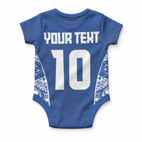 Custom Samoa Pacific Rugby 2024 Baby Onesie Polynesian Pacific Tribal Pattern LT03 - Polynesian Pride