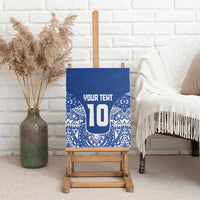 Custom Samoa Pacific Rugby 2024 Canvas Wall Art Polynesian Pacific Tribal Pattern