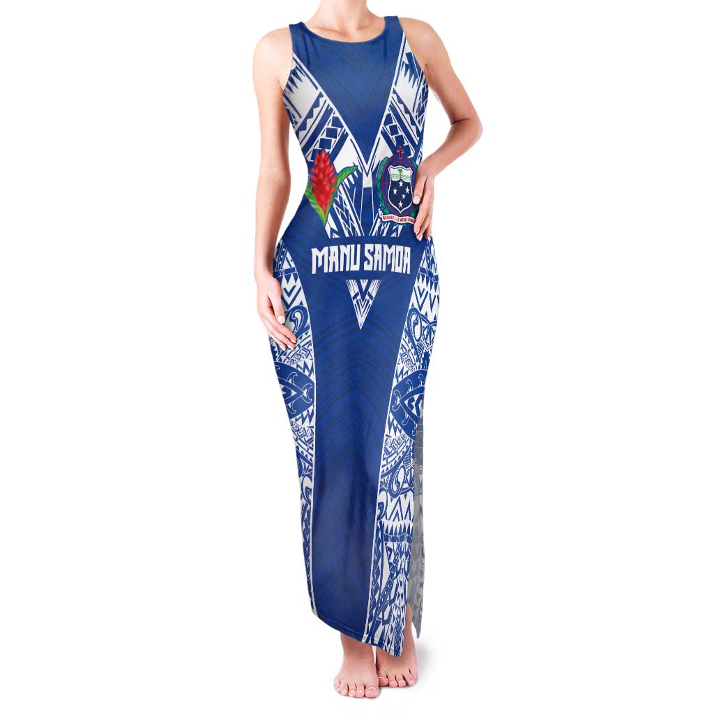 Custom Samoa Pacific Rugby 2024 Family Matching Tank Maxi Dress and Hawaiian Shirt Polynesian Pacific Tribal Pattern