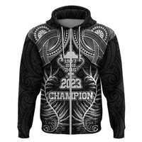 New Zealand Rugby Hoodie Aotearoa Champion Cup History with Silver Fern LT03 - Polynesian Pride