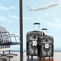 Custom New Zealand Rugby Luggage Cover Aotearoa Champion Cup History with Silver Fern LT03 - Polynesian Pride