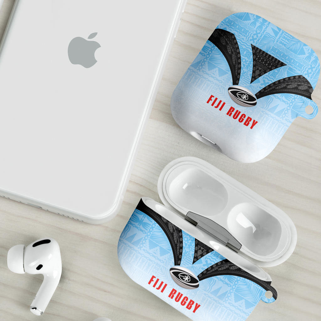 Fijian Rugby AirPods Case Tapa Pattern Retro Sporty Style LT03 - Polynesian Pride
