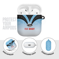 Fijian Rugby AirPods Case Tapa Pattern Retro Sporty Style LT03 - Polynesian Pride