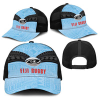 Fijian Rugby Baseball Net Cap Tapa Pattern Retro Sporty Style LT03 - Polynesian Pride