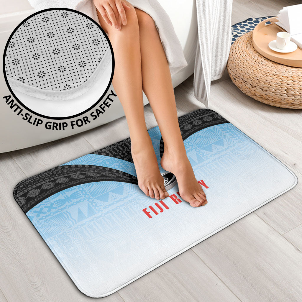Fijian Rugby Bathroom Set Tapa Pattern Retro Sporty Style LT03 - Polynesian Pride