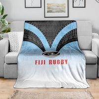Fijian Rugby Blanket Tapa Pattern Retro Sporty Style LT03 - Polynesian Pride