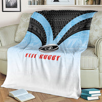 Fijian Rugby Blanket Tapa Pattern Retro Sporty Style LT03 - Polynesian Pride