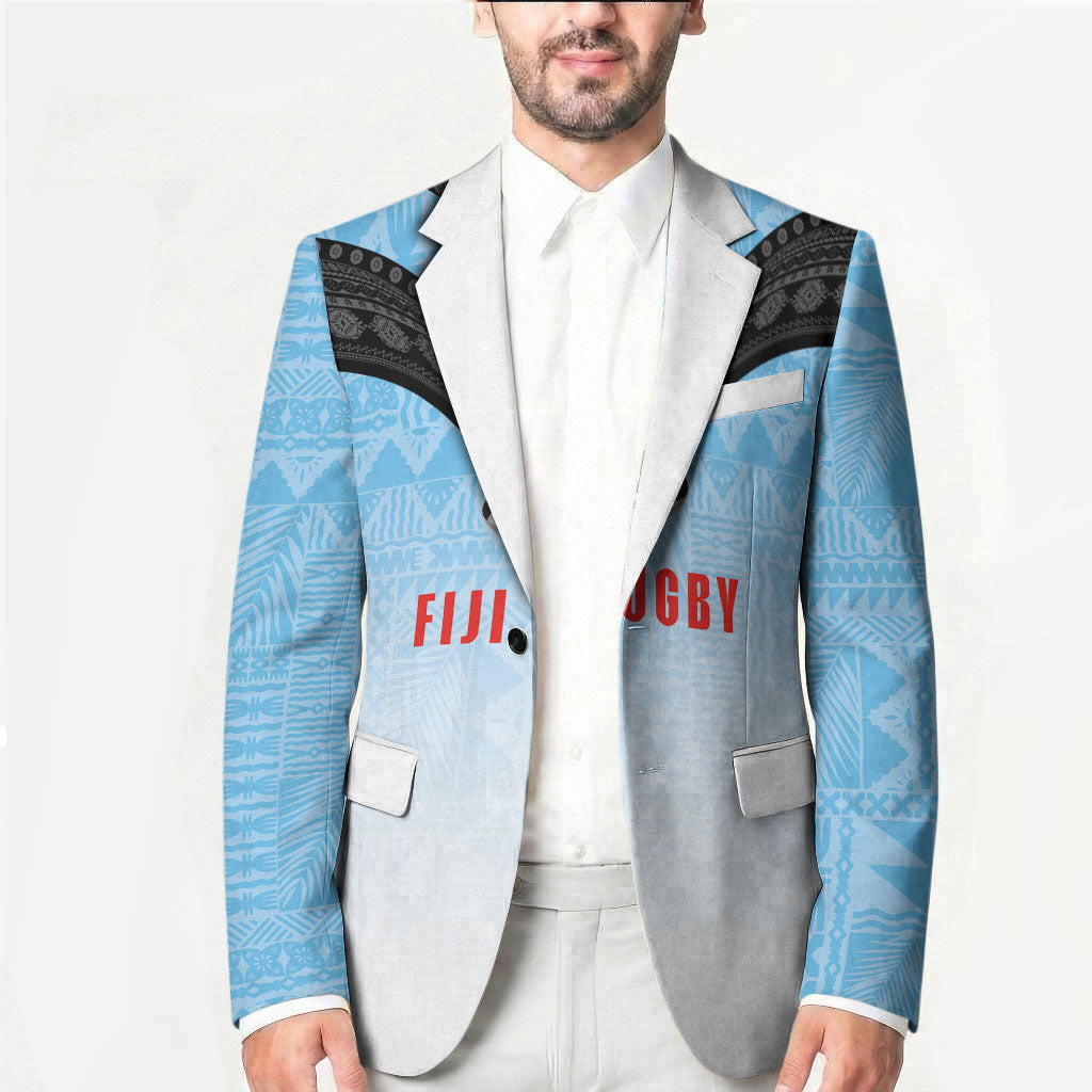 Custom Fijian Rugby Blazer Tapa Pattern Retro Sporty Style LT03 - Polynesian Pride