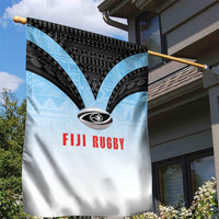 Fijian Rugby Garden Flag Tapa Pattern Retro Sporty Style LT03 - Polynesian Pride