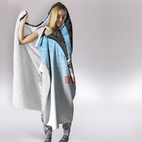 Fijian Rugby Hooded Blanket Tapa Pattern Retro Sporty Style LT03 - Polynesian Pride