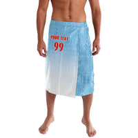 Custom Fijian Rugby Lavalava Tapa Pattern Retro Sporty Style LT03 White - Polynesian Pride