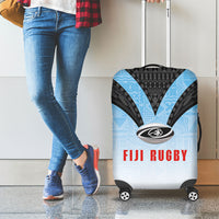 Fijian Rugby Luggage Cover Tapa Pattern Retro Sporty Style LT03 - Polynesian Pride