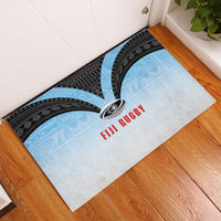 Fijian Rugby Rubber Doormat Tapa Pattern Retro Sporty Style LT03 - Polynesian Pride