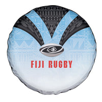 Fijian Rugby Spare Tire Cover Tapa Pattern Retro Sporty Style LT03 - Polynesian Pride