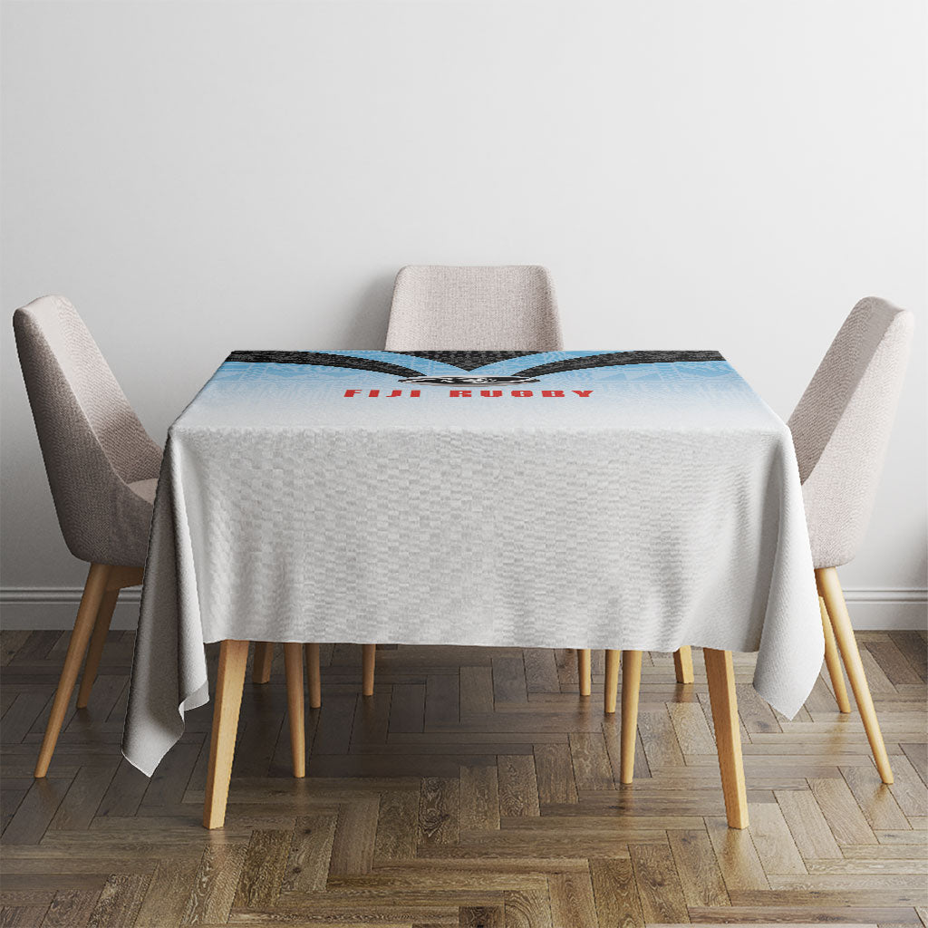 Fijian Rugby Tablecloth Tapa Pattern Retro Sporty Style LT03 - Polynesian Pride