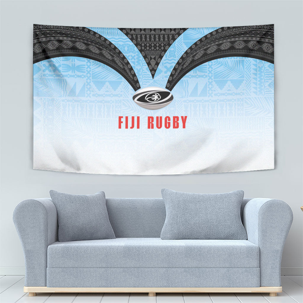 Fijian Rugby Tapestry Tapa Pattern Retro Sporty Style LT03 - Polynesian Pride