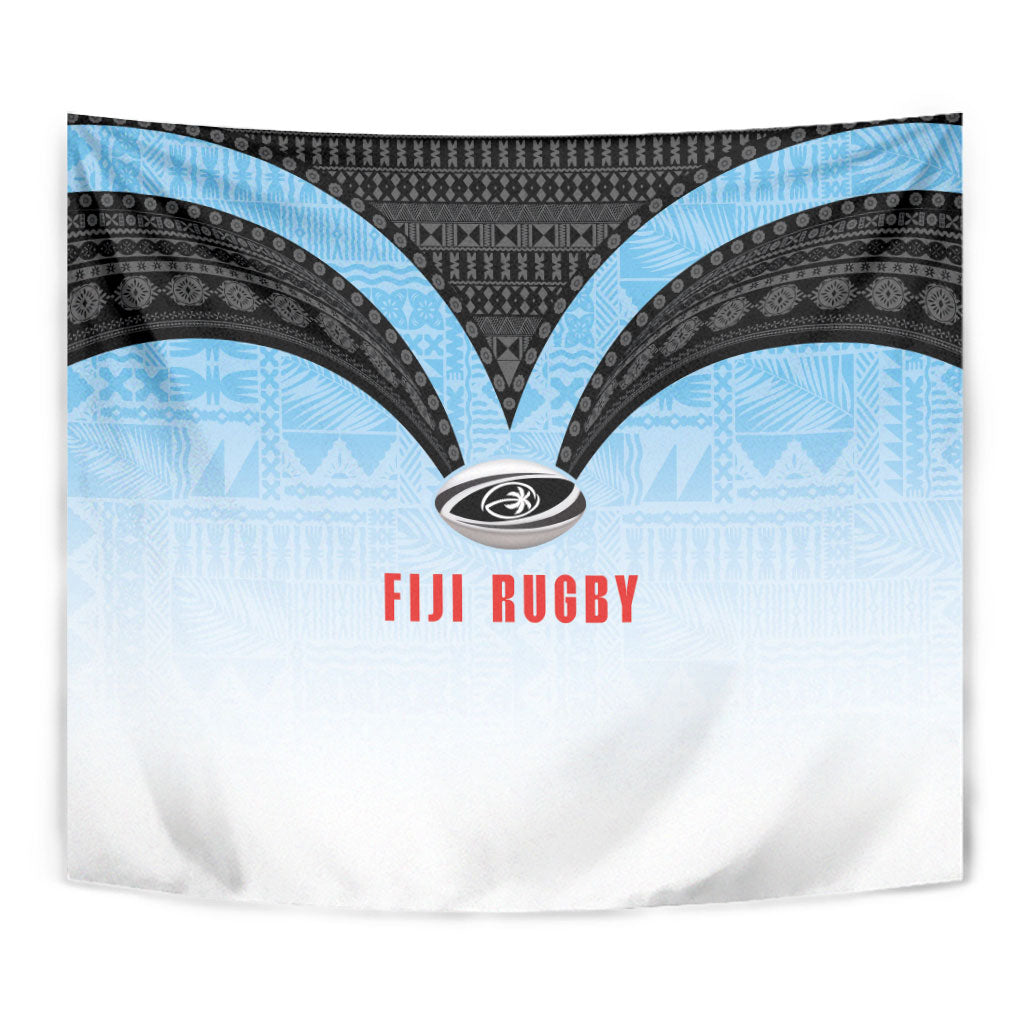 Fijian Rugby Tapestry Tapa Pattern Retro Sporty Style LT03 - Polynesian Pride